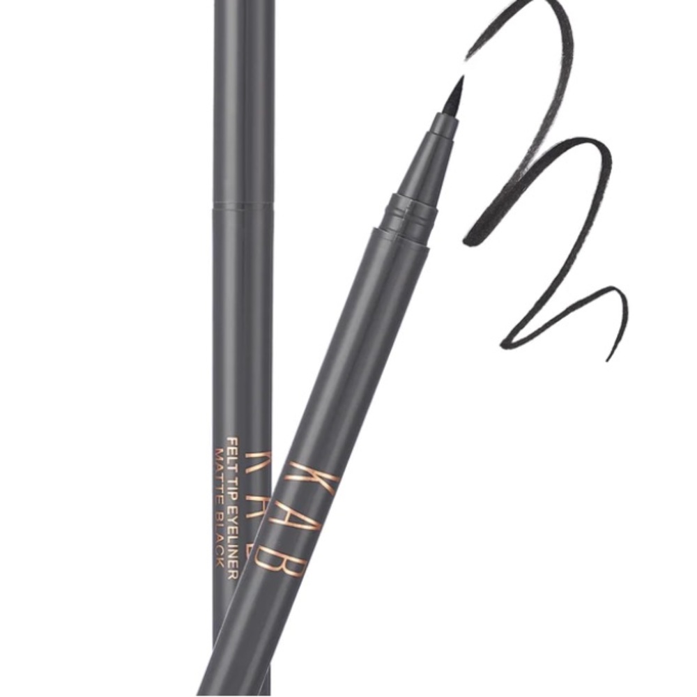 KAB felt tip eyeliner in matte black